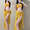 Island Vacation In Bali Thailand Wearing A Split Swimsuit Women's Sexy Bikini Three-piece Suit Covering Belly Showing Slimming Hot