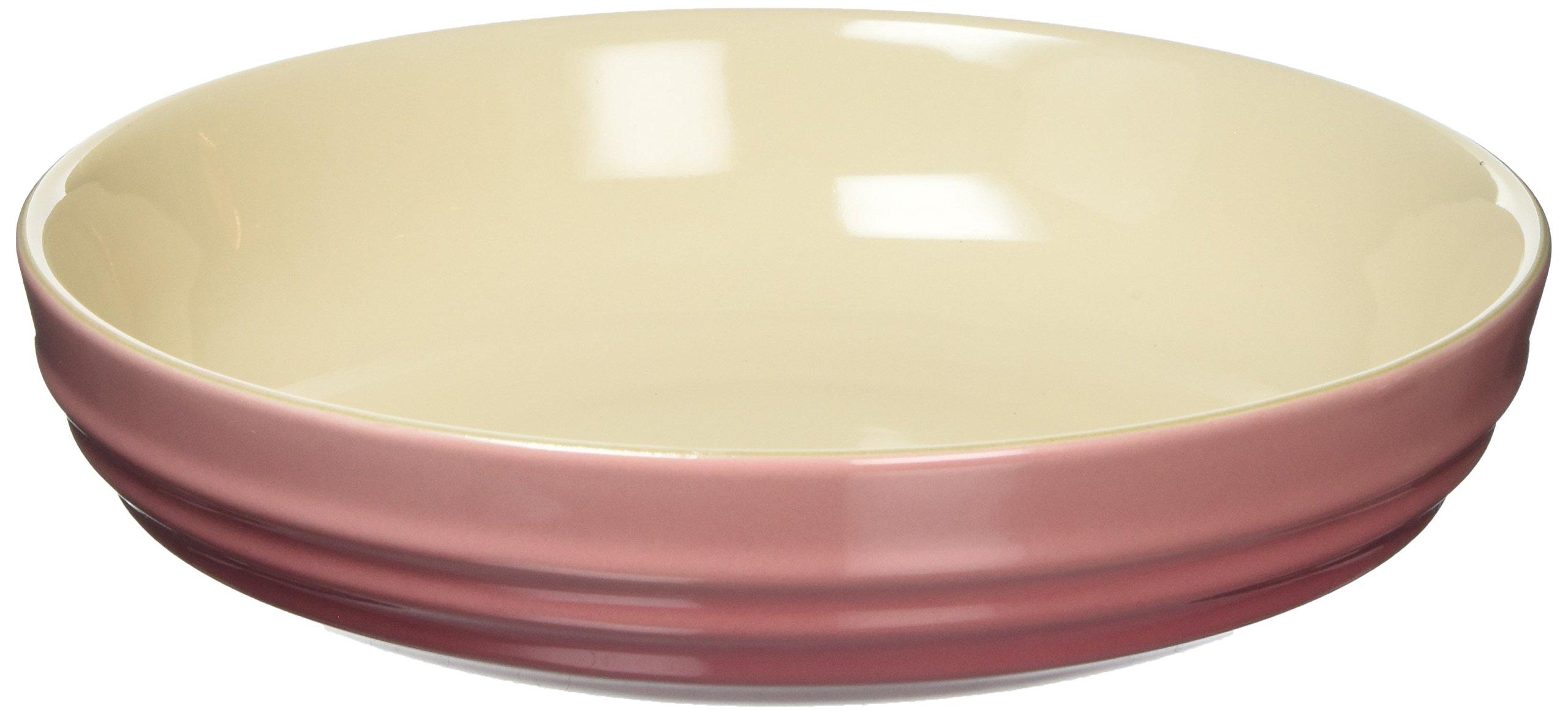 

Le Creuset 20cm Rose Quartz Deep Round Dish, Heat and Cold Resistant, Microwave and Oven Safe, Oven Dish, Bakeware [Official Japanese Product]