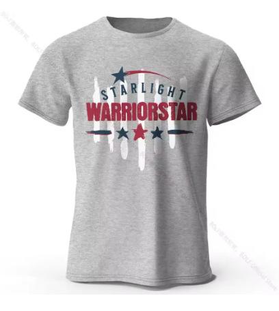 Men's Starlight Warrior Print T-Shirt Oversized Graphic T-Shirt Summer Top