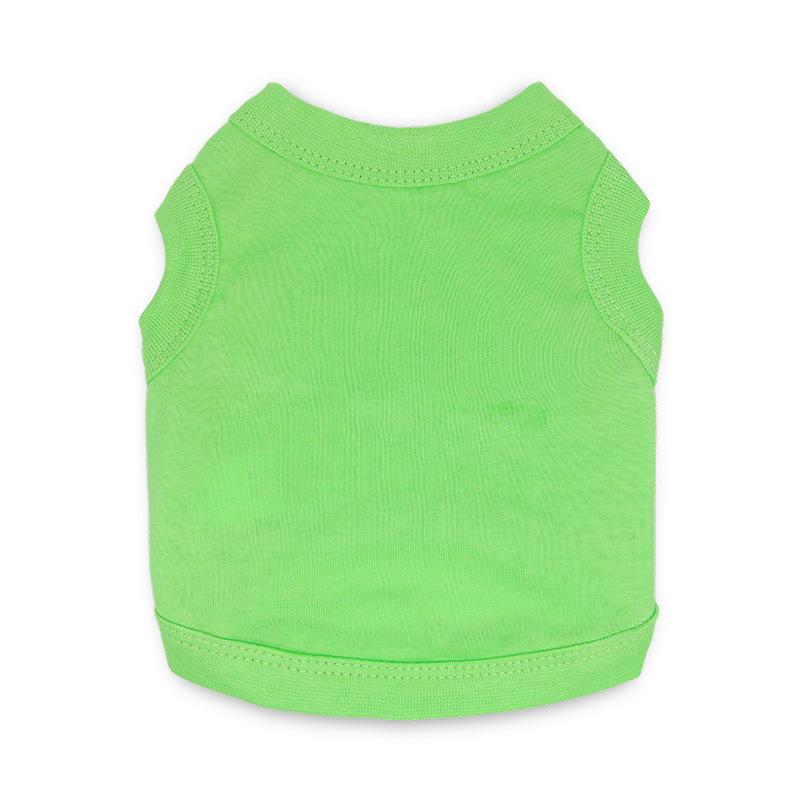 Dog Shirts Pet Clothes Blank Clothing Puppy Vest T-Shirt Sleeveless Costumes Doggy Soft and Breathable Apparel Outfits for Cats