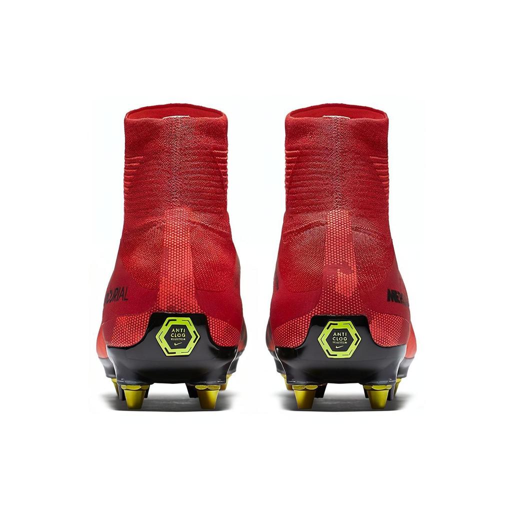 Nike Mercurial Superfly 5 SG Pro AC Jasny Karmazyn Uniwersytecki Czerwony Męskie Sneakersy Biały Hiper-Karmazynowy 889286-616