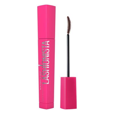 Maybelline MAYBELLINE Comes Off with Hot Lashnista N Comes Off with Hot Keeps Contains Fiber Mascara, Water, 02, Brown, Base, Water, Long, Curls,