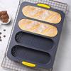 Large Silicone Baking Mold Restaurant Bread Food Mould Grade Baguette Bake Tray Non-stick Oven Tool Kitchen Bakeware Accessories
