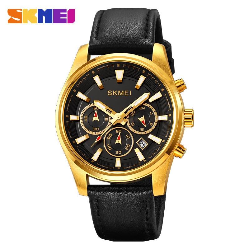 Best-selling, small dial, three-hand calendar, business trend, chronograph waterproof quartz watch