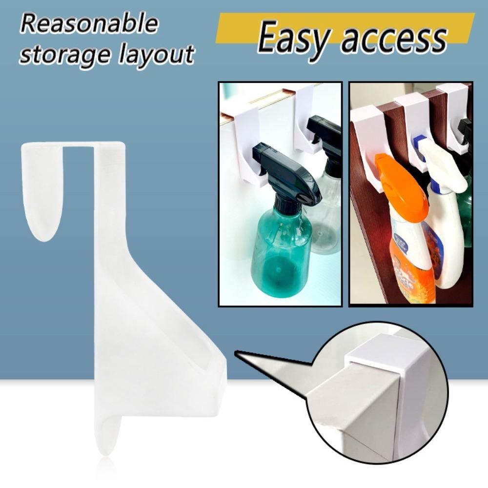 

2Pcs Door Cabinet Spray Bottle Hanging Rack Spray Bottle Holder for Kitchen Bathroom Home Sink