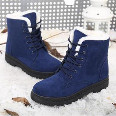 Bottes de mode Bottes d'hiver Bottes de neige Grande taille pour femmes Bottes chaudes Chaussures en coton pour femmes