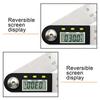 SHANHR 200mm/300 mm Digital Meter Angle Inclinometer Angle Digital Ruler Electron Goniometer Protractor Angle Finder