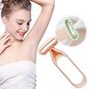 YTANYZ Hair Removal Razor Single Blade Wide Female Razors Hollow Handle for Easy Use, Underarm Legs Bikini Razor with Protective Comb Painless Hair