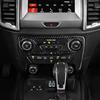 Car Carbon Fiber Dash Center Control Panel Cover Trim Interior for Ford Ranger      XLT Lariat XL Accessories