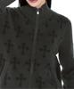 AAKAM Cross Boucle Knit Zip-Up (Khaki)