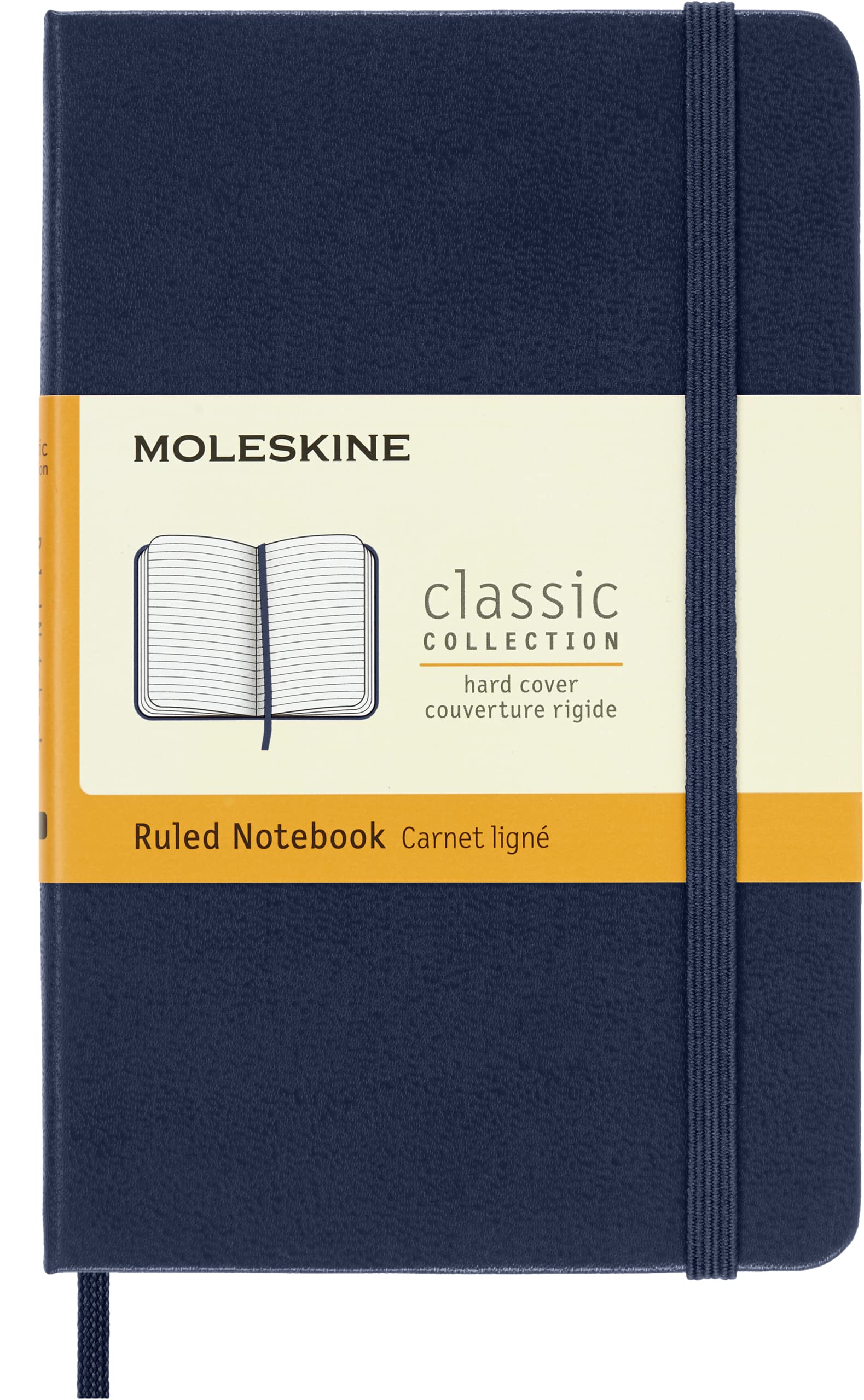 

Блокнот Moleskine Classic, Карманный, Линованный, Сапфирово-синий, Твердая обложка (3.5 x 5.5)