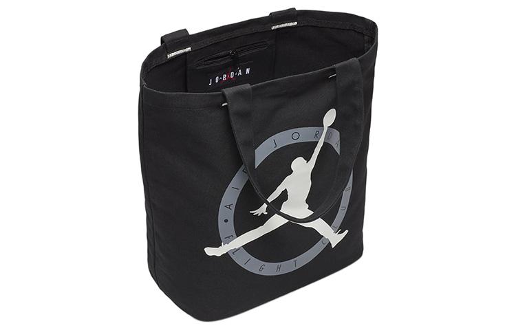 Jordan Cotton Tote Bag, Shopping Bag, Shoulder Bag, Handbag Unisex Black FJ6806-010
