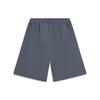 Li Ning Sports Lifestyle Series Logo Embroidered Elastic Waist Straight Leg Sports Shorts Men Shorts Thunder-Grey AKST759-2