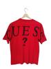 Vintage 1994 Guess? Guess Spell out worldwide retro logo Guess International Guess activewear Made In USA Guess Georges Marciano Medium red