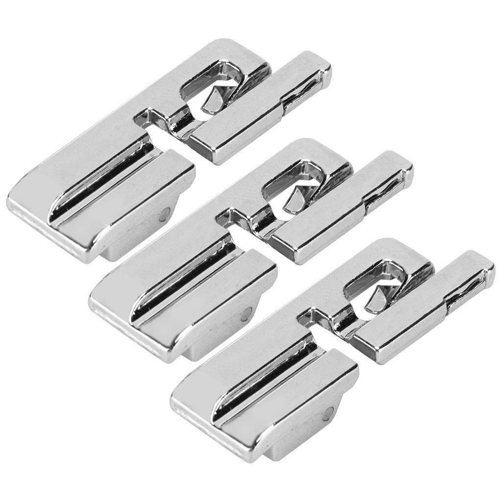 3Pcs Hemming Sewing Foot High Performance Durable Rust Proof Presser Foot Set for Babylock White