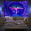 UV Fluorescent Tapestry Print Wall Hanging Art Home Decor