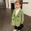 High Quality Lattice Children Coat Wool Coat For Boys Fashion Autumn Winter Jacket Boy Windbreaker Kids Winter Overcoat