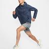 Nike Miler Repel Logo Kapuzenjacke Wasserdicht Reflektierend Raglan Langarmjacke Herrenjacke Hellblau DD4747-438
