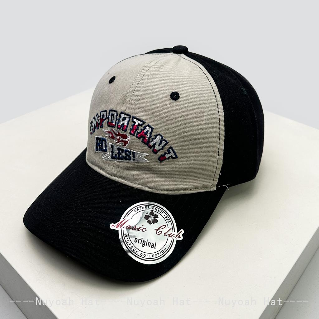 And Women Preppy Style Letter Prints Embroidery Baseball Caps Sun Protection Color Contrast All-Match Personalized Peaked Hats Trendy Ins Style