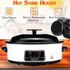750W Electric Massage Stone Heater Electric Massage Stone Heater Heating Machine LCD Display Hot Stone Heater