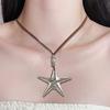 Vintage Starfish Pendant Necklace Beach Choker Jewelry Adjustable Clavicle Chain