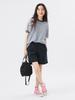 Beams Boy Tee Slub Jersey Crazy Short Sleeve Grey Free S/S Women's