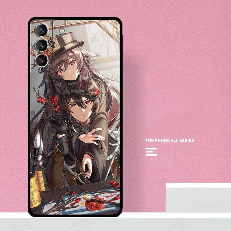 Genshin Impact Zhongli Phone Case For Samsung Galaxy S26 S25 S24 S20 S21 S22 S23 Ultra S10 Plus S25 FE Cover Coque