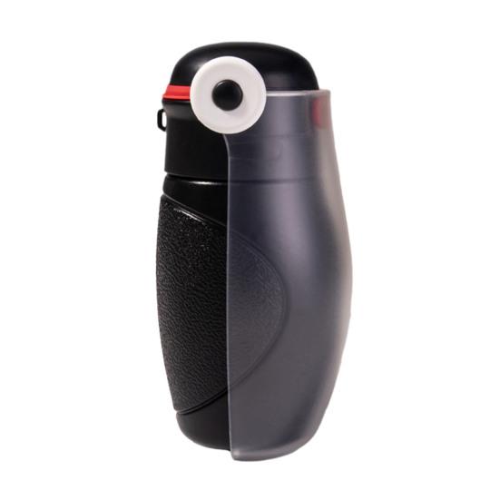 

Портативная бутылка для воды для собак, герметичная складная бутылка для воды для домашних животных с миской, чашка для питья на открытом воздухе, для походов и прогулок 300ML чёрный