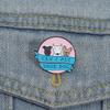 Dogs Puppy Enamel Pins Beagle Border Collie German Shepherd Golden Retriever Husky Corgi Brooches Lapel Badges Animal Jewelry