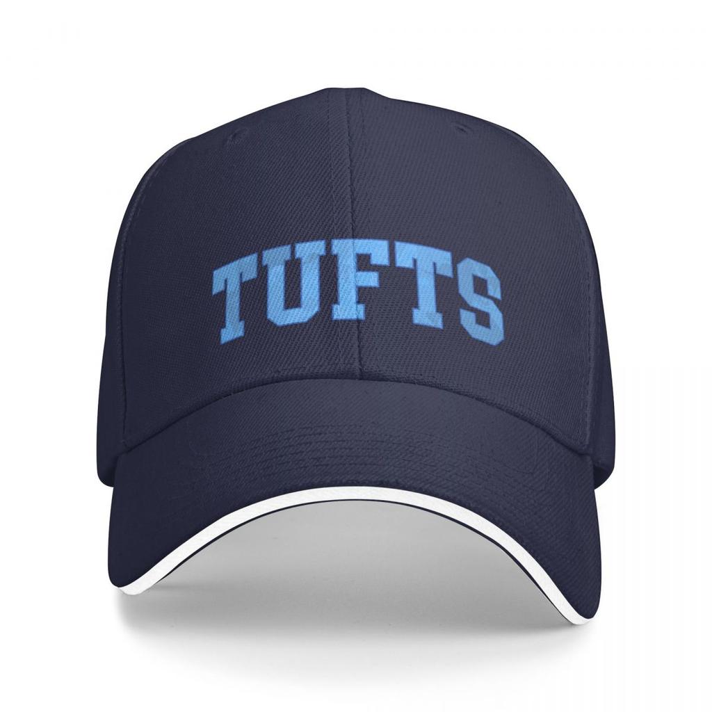 Tufts – Batik-Baseballkappen mit College-Schriftart, polychromatische, modische Baseballmützen, atmungsaktiv, lässig, Outdoor, für Unisex und Damen
