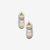 Anta Kids Synthetic Leather Fashion Versatile Warm Waterproof High-Top Walking Shoes Baby Shoes Ivory-White Chalk-White Lotus-Gray A22440081-2