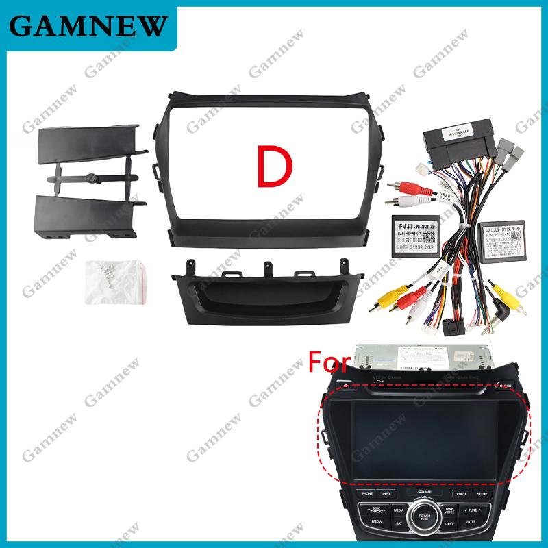 9 Inch Car Frame Fascia Adapter Canbus Box Android Radio Dash Fitting Panel Kit For Hyundai IX45 SantaFe Santa Fe 2012-2017