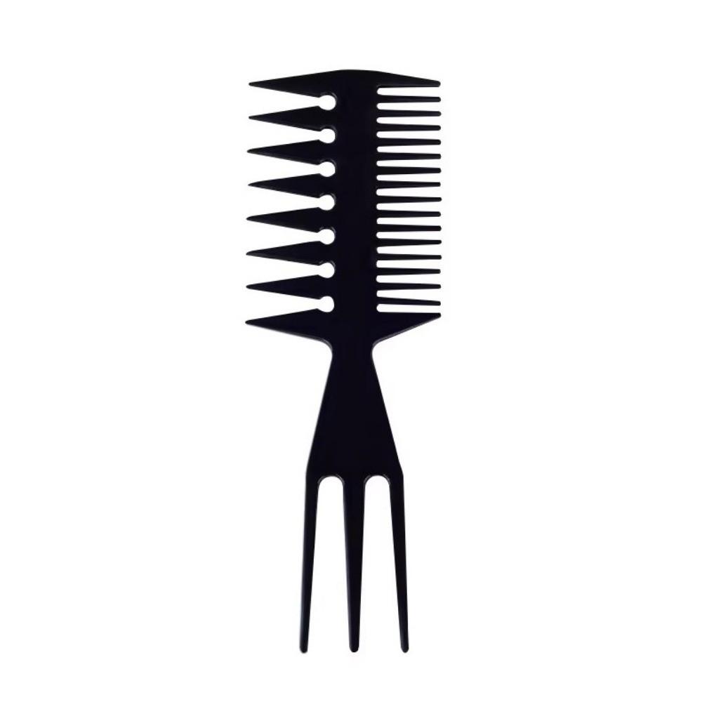 Plastic Anti-Static Hair Comb Double-Sided Styling Brush New Detangling Brush  Hair Salon Use