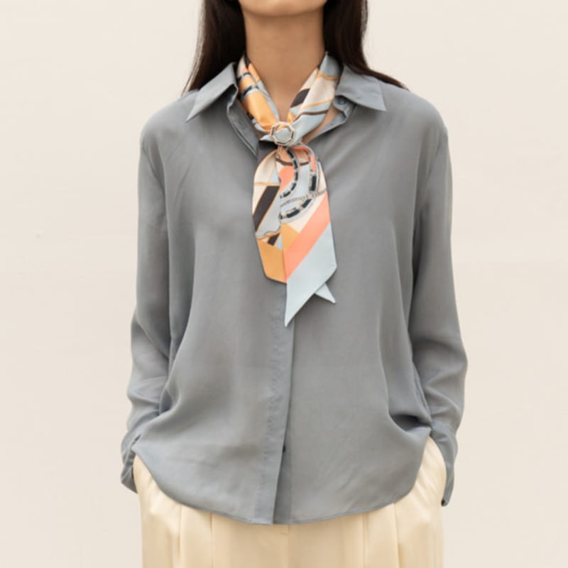 Saint Luxure Pretty Scarf Petite Twilly Sunny SL21SLTSN