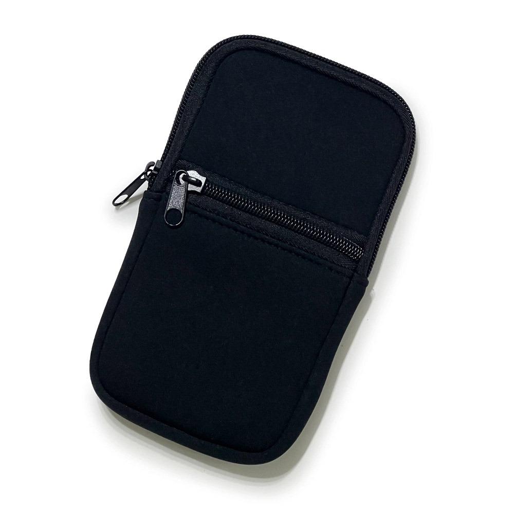 Neoprene Zipper Phone Bag Belt Wearing Phone Bag Pouch  Portable Power Source