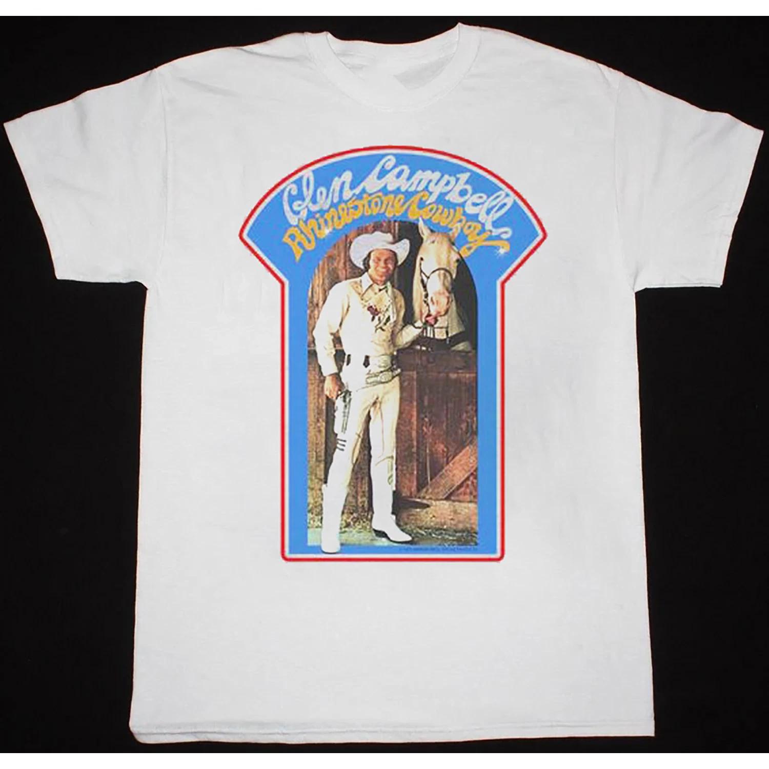 Glen Campbell 1975 Tour 100% Cotton T-shirt Mens Womens Tees Tops All Size S-5XL S