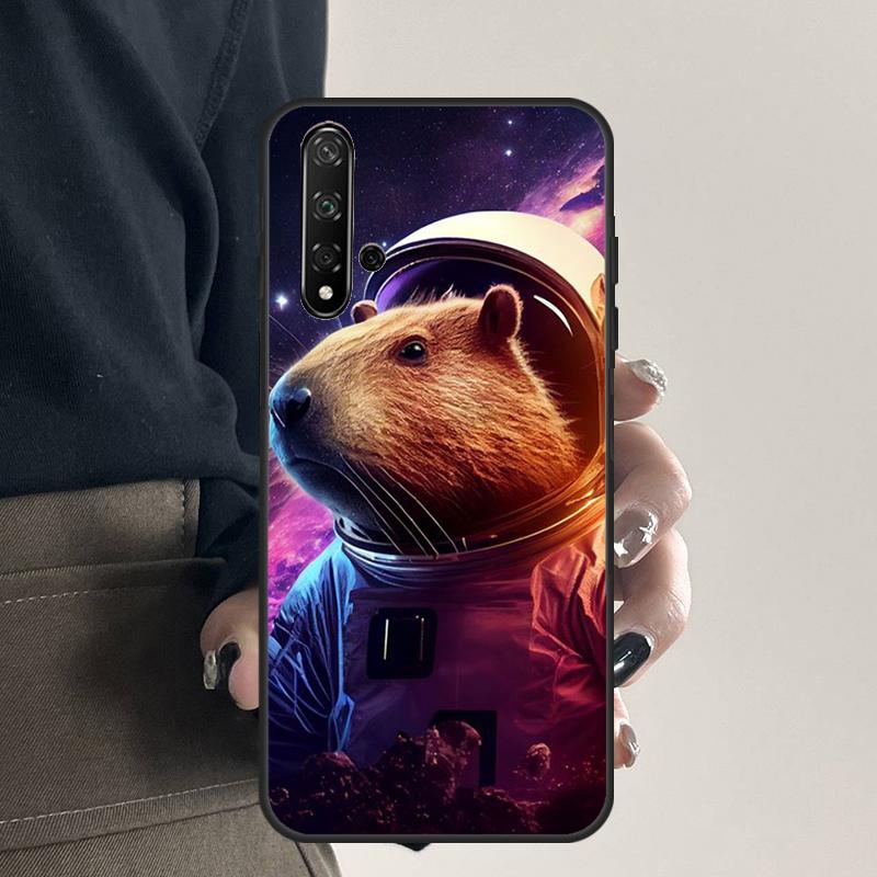 Cartoon Capybara For Huawei Nova Y70 Y90 Y60 Y61 Y91 Y72 9 10 SE 12i 12s 11i 5T P60 Pro P20 P30 P40 Lite Case