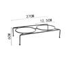Metal Elevated Raised Bowls Stand Water and Food Bowls Non Feeding Dish Feeder Holder Rack for Puppy Food Dispenser Cats