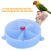 Bird Pet Foraging Feeder   Food Wheel Feeding Storage Box Toy Purple