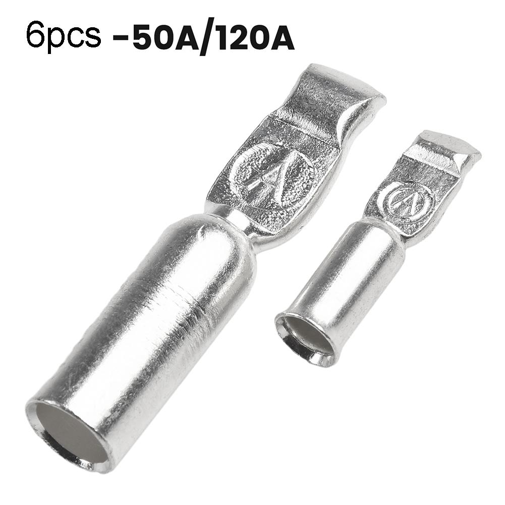 6Contacts Pins Lugs Terminals Connector 50/120A Cable Termination For Battery Connections,for Klifts,battery,solar Wind Turbines