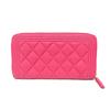 Chanel A80288 Boy Chanel Zip Around Long Caviar Leather pink/GoldHardware Unused