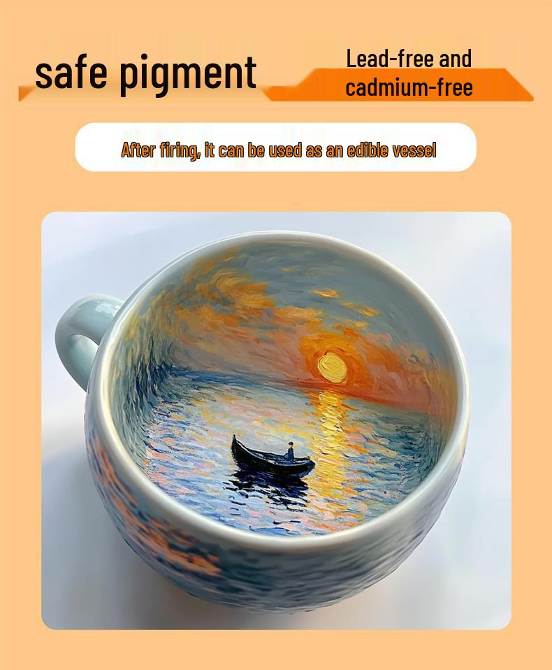 Konzentrierte wasserbasierte Keramik-Unterglasurpigmente für DIY- & Studentenprojekte