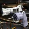New Magnum Zp-5 357 Long Alloy Revolver Soft Bullet Can Be Fired Pistol Boy Simulation Toy Repeating Pistol Children's gifts