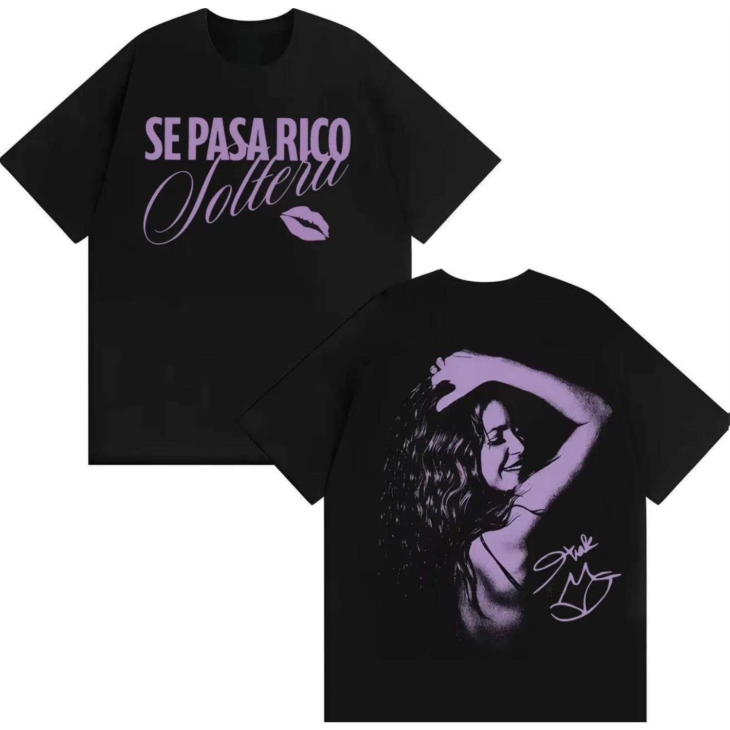 

Rapper Shakira Trendy Tees Crewneck T-shirts Men Women Gothic Cotton Casual Y2K Short Sleeve Top Summer Fashion Streetwear S чёрный