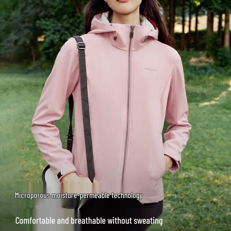 Pelliot Women's Autumn Winter Outdoor Softshell Jacket