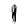 Emporio Armani EA7 Letter Logo Print Zipper Long Sleeve Cotton Jacket Men jackets Silver 6RPB02-PN3VZ-1988