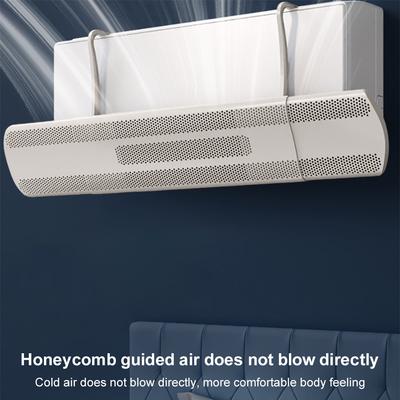 Anti-Direct Blowing Air Conditioning Baffle Air Conditioner Wind Deflector Retractable Hanging Conditioning Guide Cover for Home