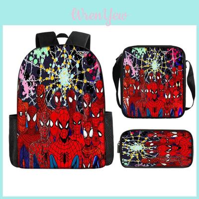 Spiderman kinderrugzakset met ademende Oxford-stof voor schoolgebruik