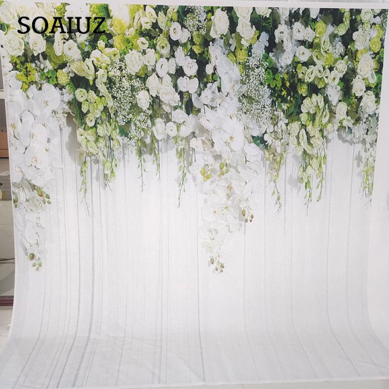 Flori Trandafir Fundal Cortina Floral 3D Nunta Ziua Zilei Fond Recuzită