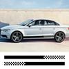 2PCS Car Decals Side Sport Stripe Sticker Vinyl Graphics Trims Accessories For  A3 8V 8P 8Y S3 RS3 Sedan Sportback TFSI TDI
